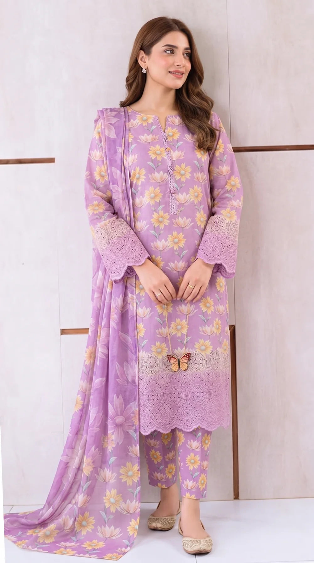 Unstitched Soft Orchid