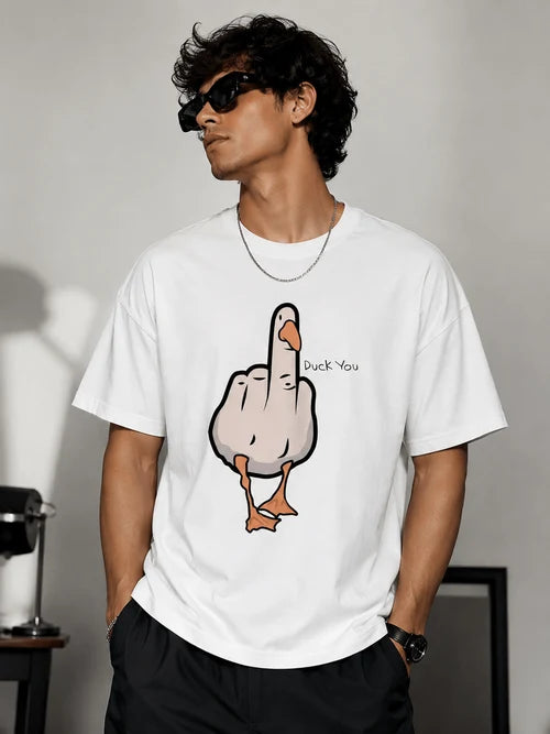 Duck You | 190 GSM Premium Oversized T-Shirt
