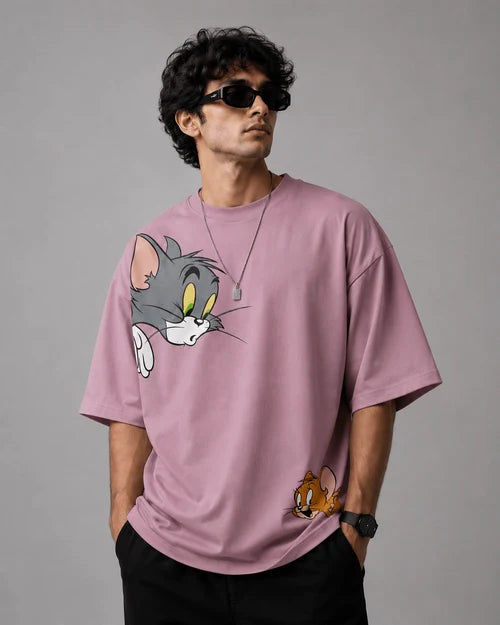 Tom & Jerry | 190 GSM Premium Oversized T-Shirt