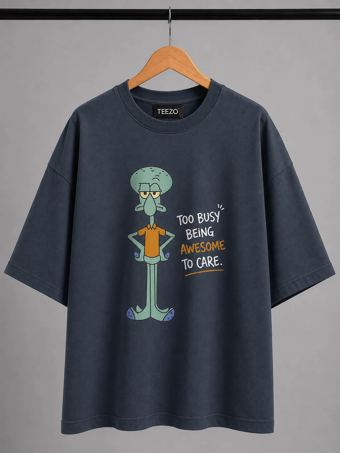 Too Busy Being Awesome | 190 GSM Premium Oversized T-Shirt