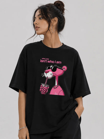 Who I Was Isn’t Who I Am | 190 GSM Premium Oversized T-Shirt