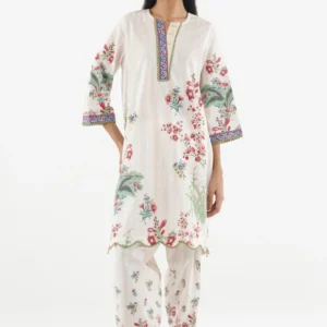 Stitched Printed Cambric Shirt+ Shalwar